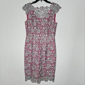 NWT Cynthia Steffe Women's Pink Floral Dress Size 8